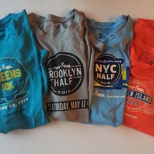 NYRR shirts 2014-2016
